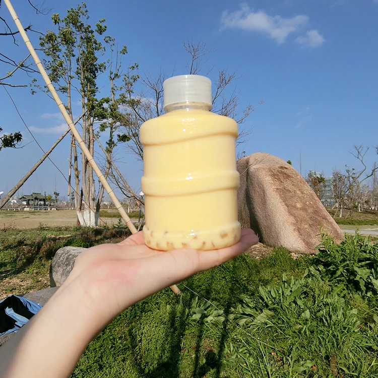 500ml 650ml Mini Bucket Boba Tea Containers with Holder for Milk Iced Tea bucket Barrels for Tea Shop 16oz 22oz