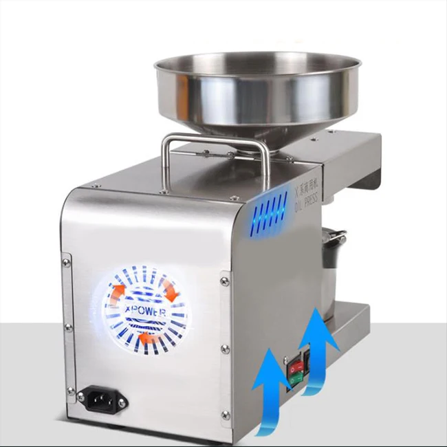 Efficient Cooking Machine Commercial Sunflower Seed Household Linseed Oil Presser