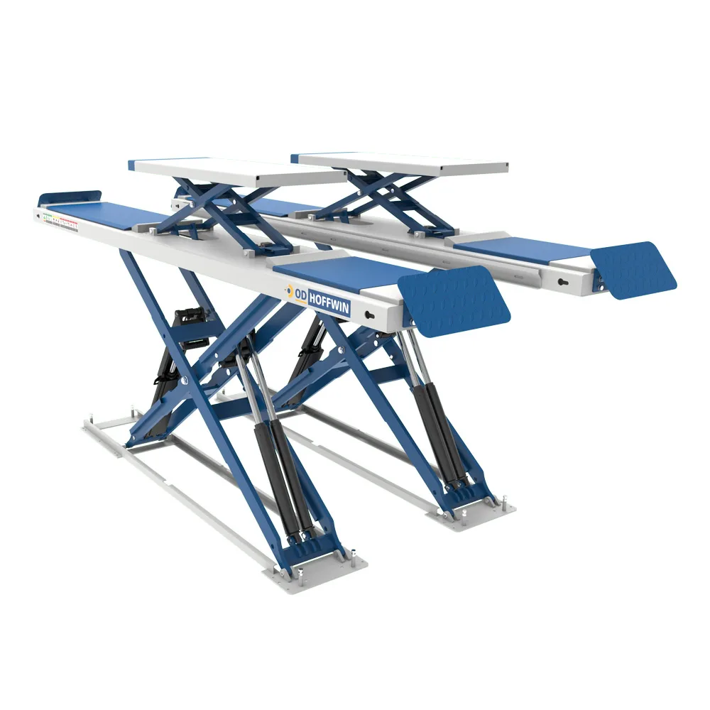 OD Hoffwin Best Sales SXXF4.5 On-ground Alignment Scissors car Lift With Wheel Free Lift