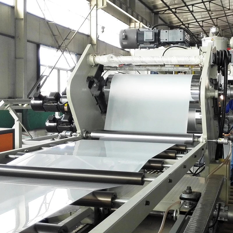 Plastic PP PE PS Transparent Sheet Board Extruder Production Line