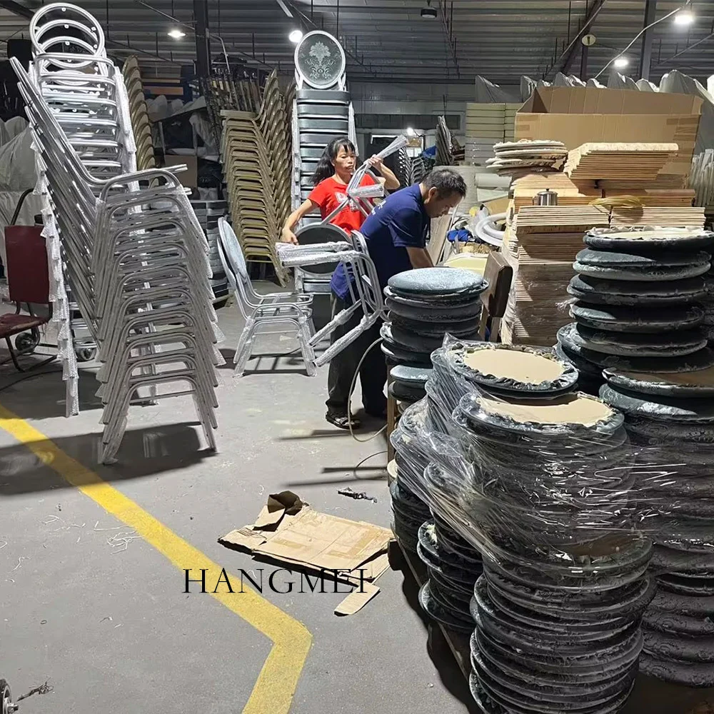 Moroccan Style popular wholesale metal iron stacking wedding event hotel furniture dining banquet hall chair