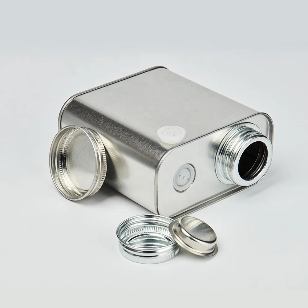 Tinplate custom Square 250g coffee bean container tin box cans packaging with degassing valve