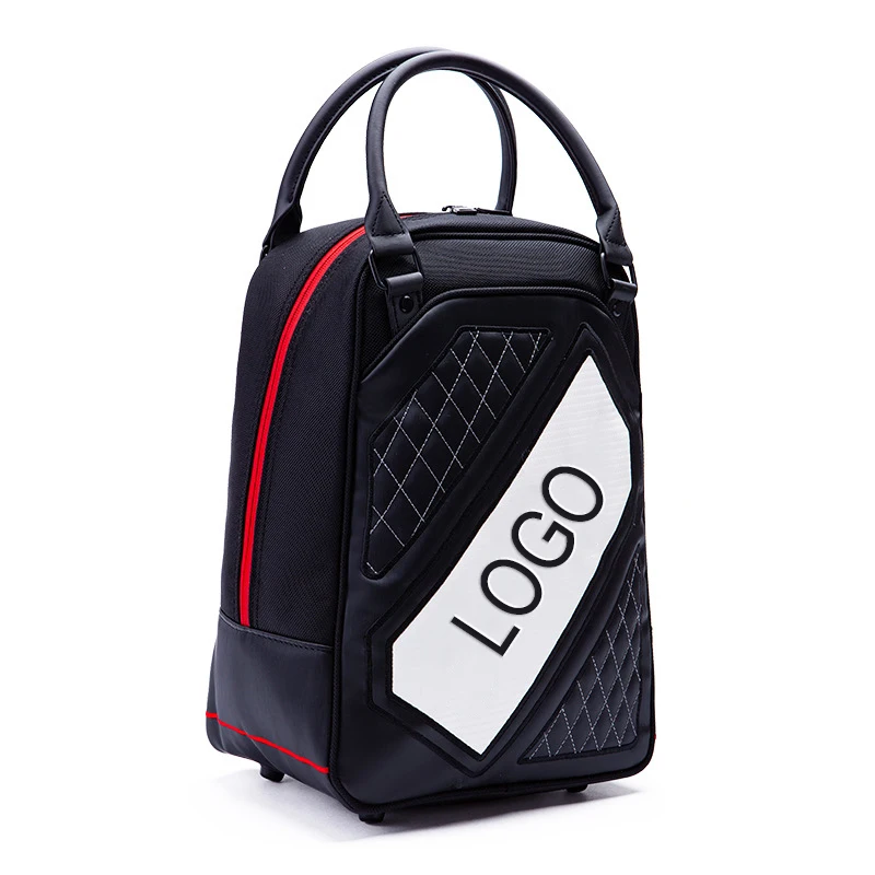 Dustproof Portable Zippered Traveling Sports Custom Logo Golf Sneaker Storage Traveling Shoe Pouch Bag