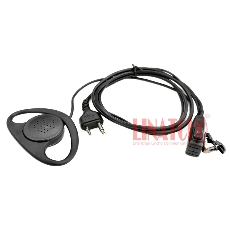 MIDLAND GXT Walkie Talkie 2 Two Way Radios Earpiece Headset Mic D Earhook Earphone