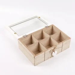 Wholesale Custom Boxes Handcrafts Art Crafts Unfinished Raw Craft Solid Family Decoration Wooden Wood Box Small