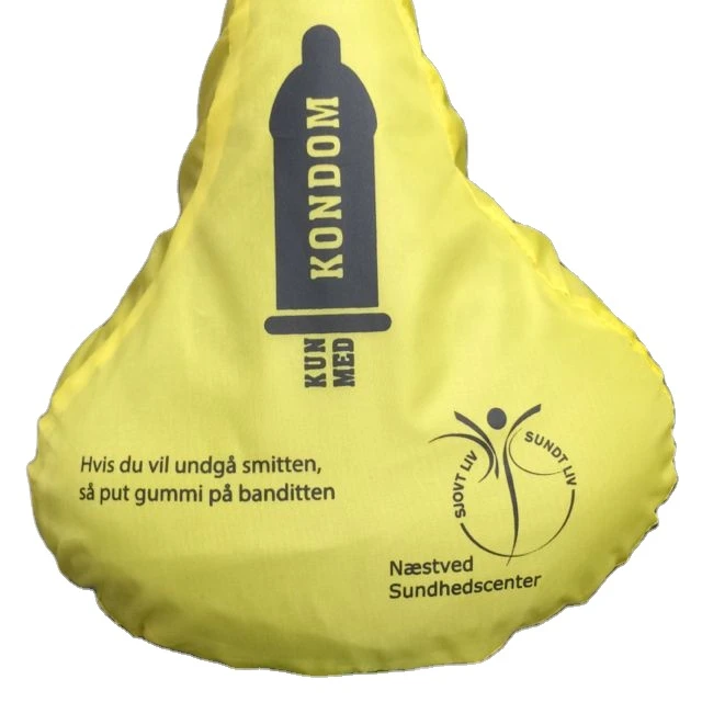 Waterproof Bike Saddle Cover Bicycle Seat Cover With Printing/