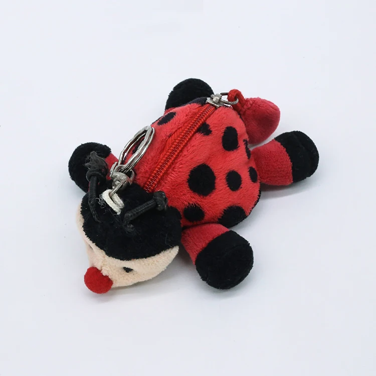 
Cheap mini wallet soft plush pig animal coin purse 