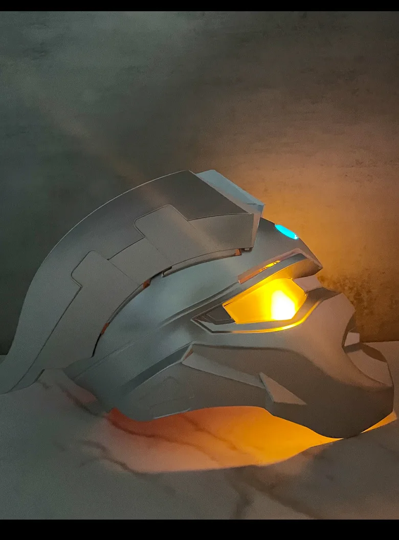 Ultraman Cosplay Superhero Zero Costumes Deluxe Helmet Halloween Adult Touch Luminous mask