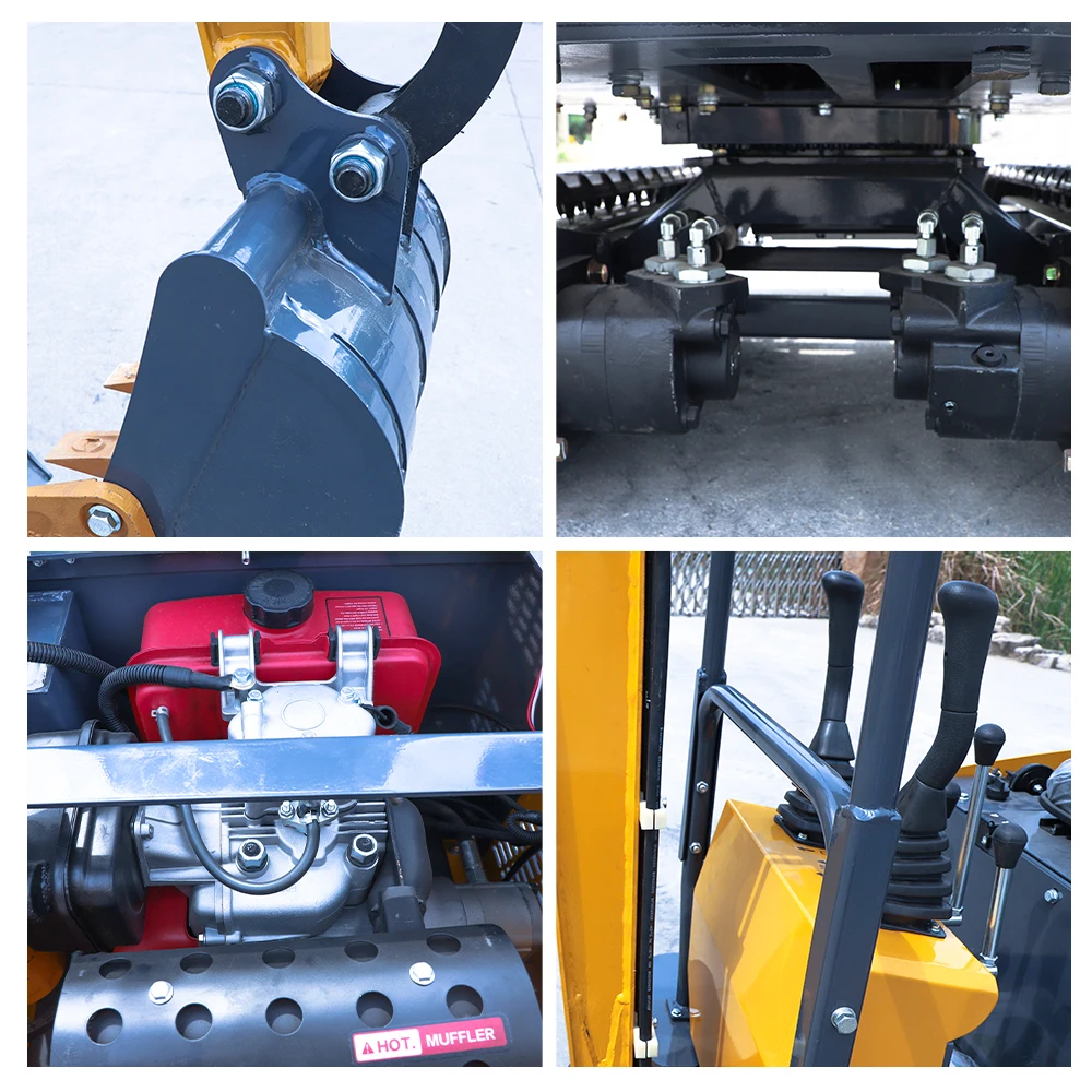 Earth Moving Machinery 0.8 ton Series 1ton mini excavator Small Digger With CE