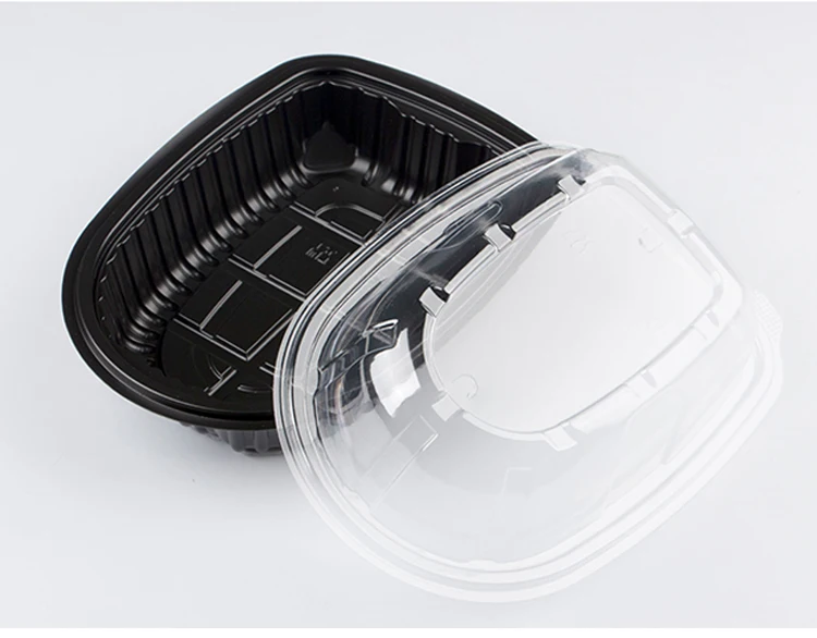 High Quality Takeaway Box Handle Roast Chicken Plastic Container