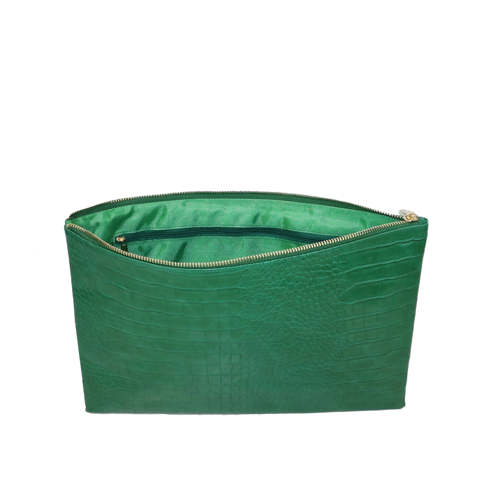 cheap price crocodile embossed PU leather clutch ladies hand bags