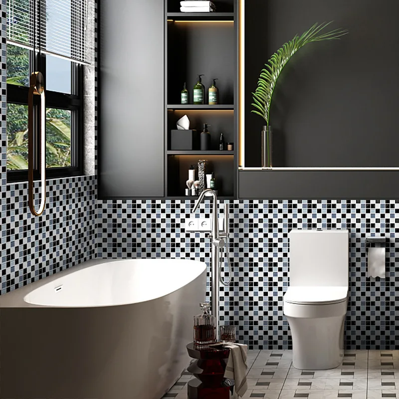 Self-Adhesive Mosaic Sticker Peel And Stick Wall Sticker For Home Kitchen Decor