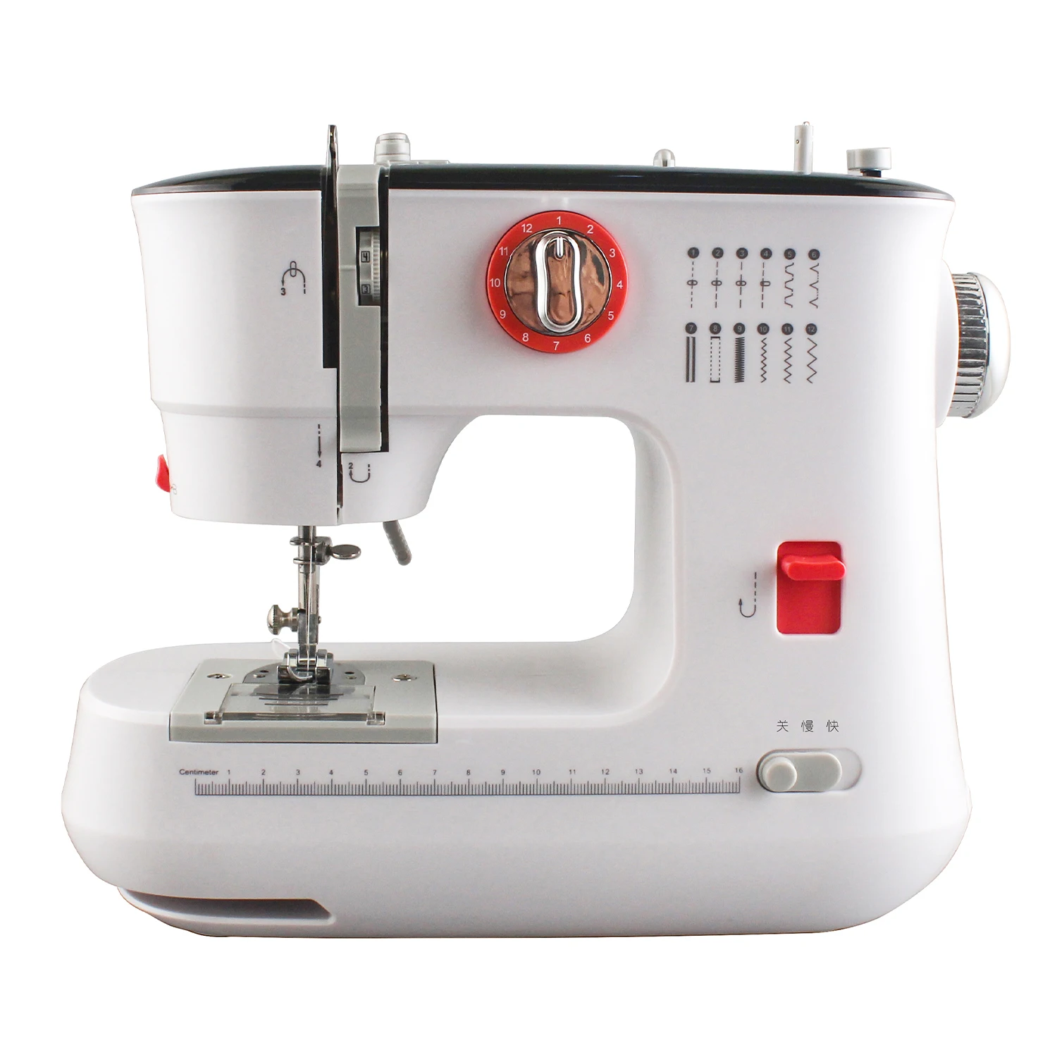 Factory Price Electric Easy Stitch Sewing Machine Domestic Household 38 Linear Integrated Expansion Plate Base