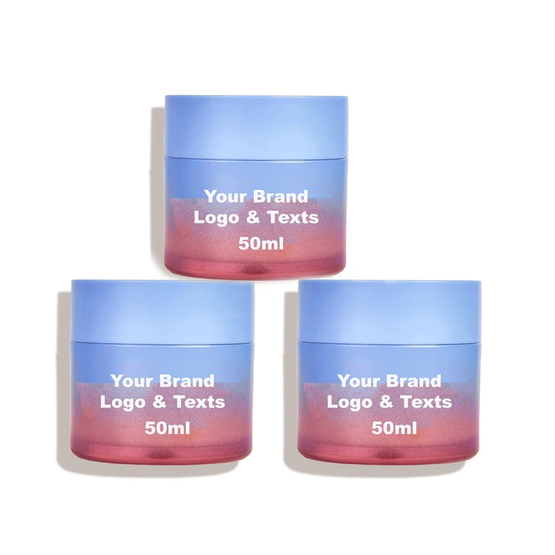 3.17oz Cleansing Balm Jar 90ml Eco-friendly heavy wall PET jar cylinder shaped 100ml recyclable jar PETG  or PS also available