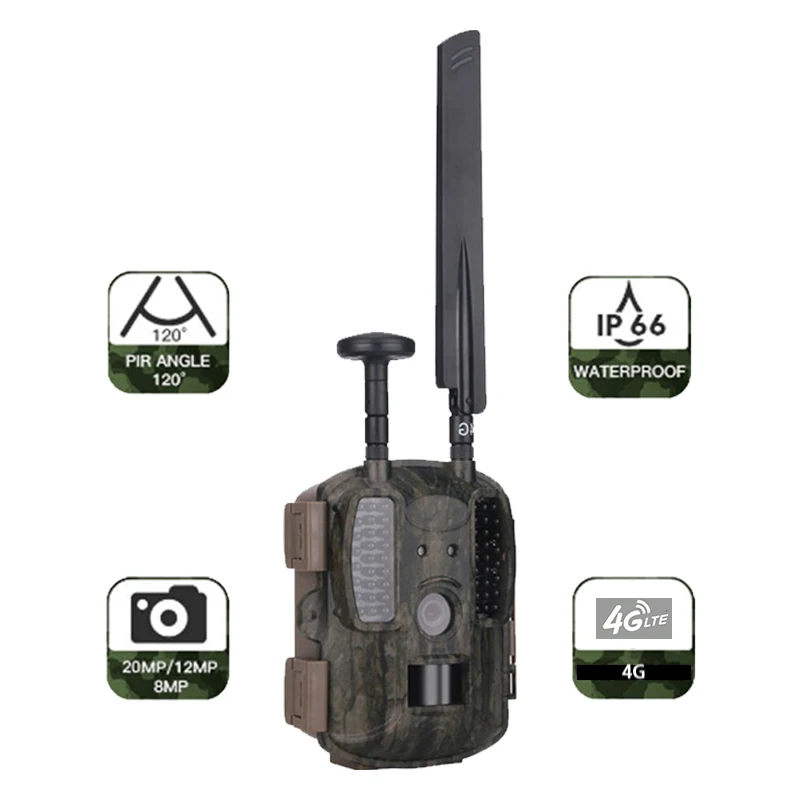 
4G Hunting camera with video infrared Security Strack camera surveillance camera wireless security outdoor 