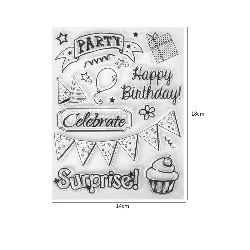 Рождественская печать на письмах форма для выпечки тортов прозрачная цифровая Силиконовая ручная книга наклейка оптовая