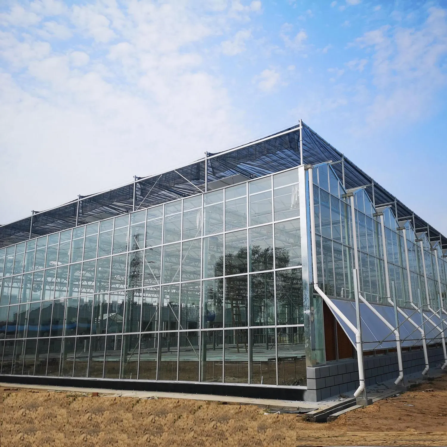 Wind resistant prefabricated one stop gardens greenhouse parts greenhouse victorian glass green house