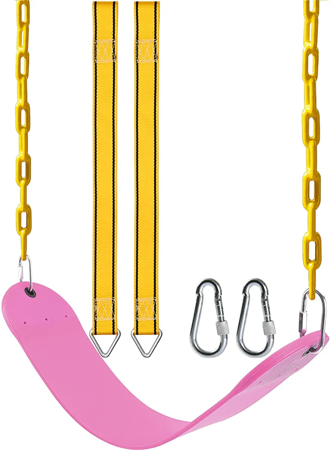 Tree Swings with Anti-Rust Chain Plastic Coated Safety Tree Swing for Adults and Kids