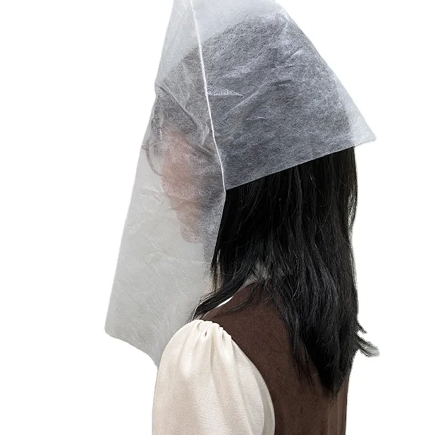 High quality 100 pcs Nonwoven Disposable Makeup Protector Mask Face Cover for Retail Changing Dressing Rooms and fitting room