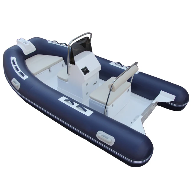 CE 12ft RIB360 Orca PVC Hypalon Rigid Fiberglass Hull Inflatable Boat For Rowing