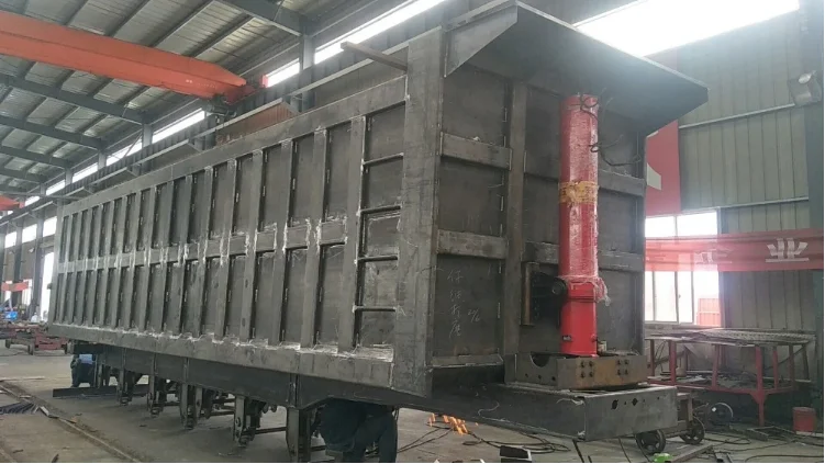  Ченда бренд 5 Ось 6 оси 45cbm прицеп с передним поднимаясь 80ton 100ton самосвала полуприцеп для