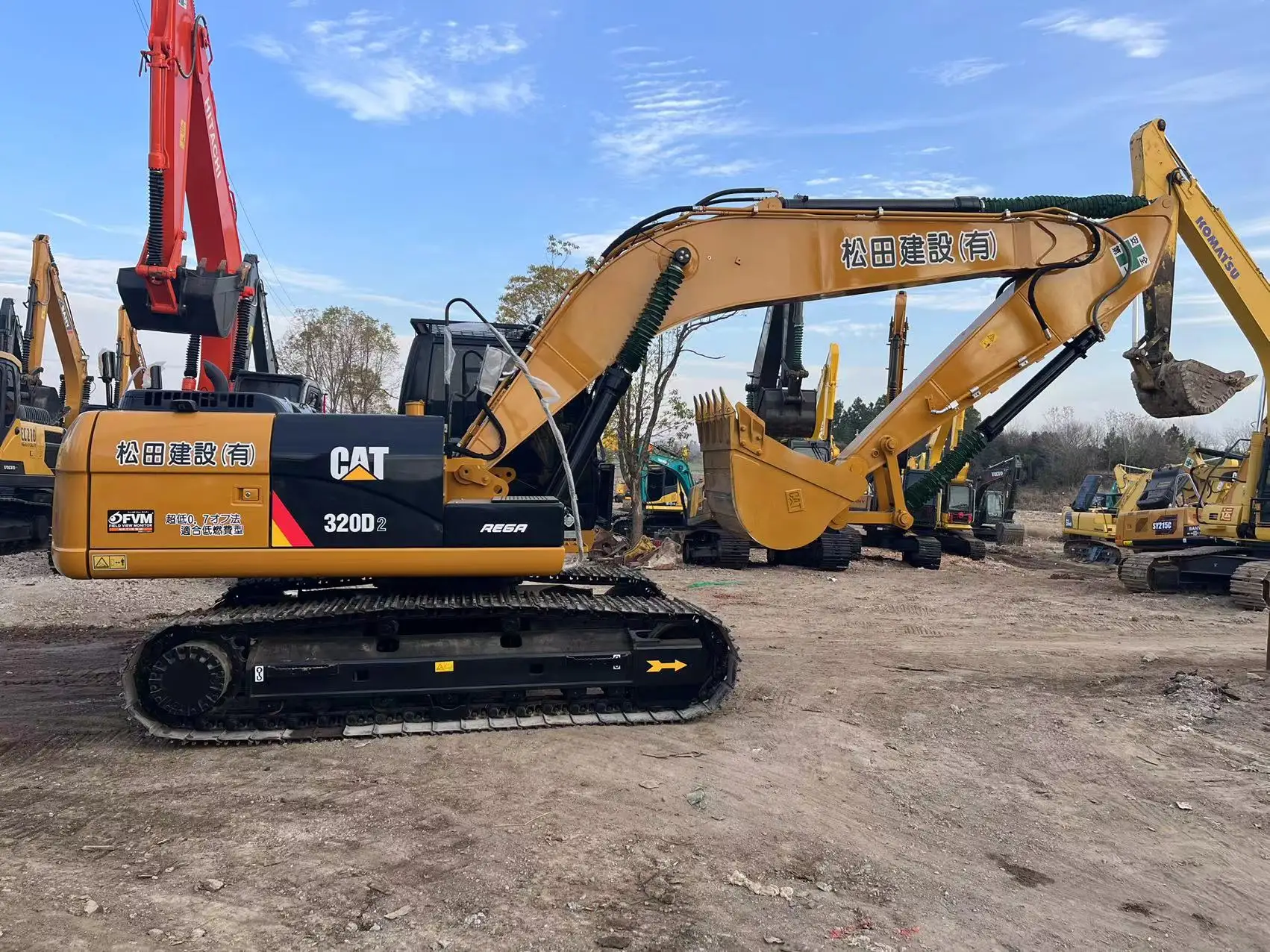 Caterpillar Cat320d Second Hand Cat Excavator excavator in good condition wetland excavator boat cat320C CAT320D