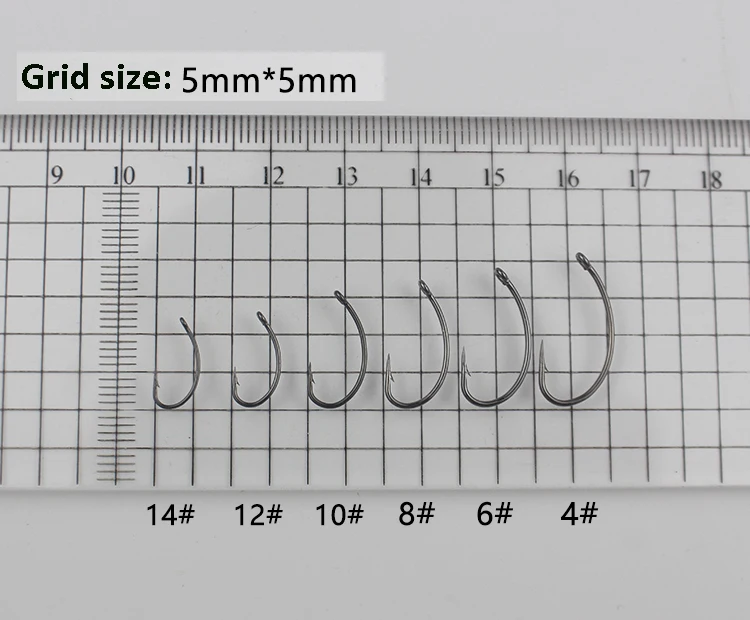 TAIGEK 50PCS fly fishing carp hook wholesale fly hook