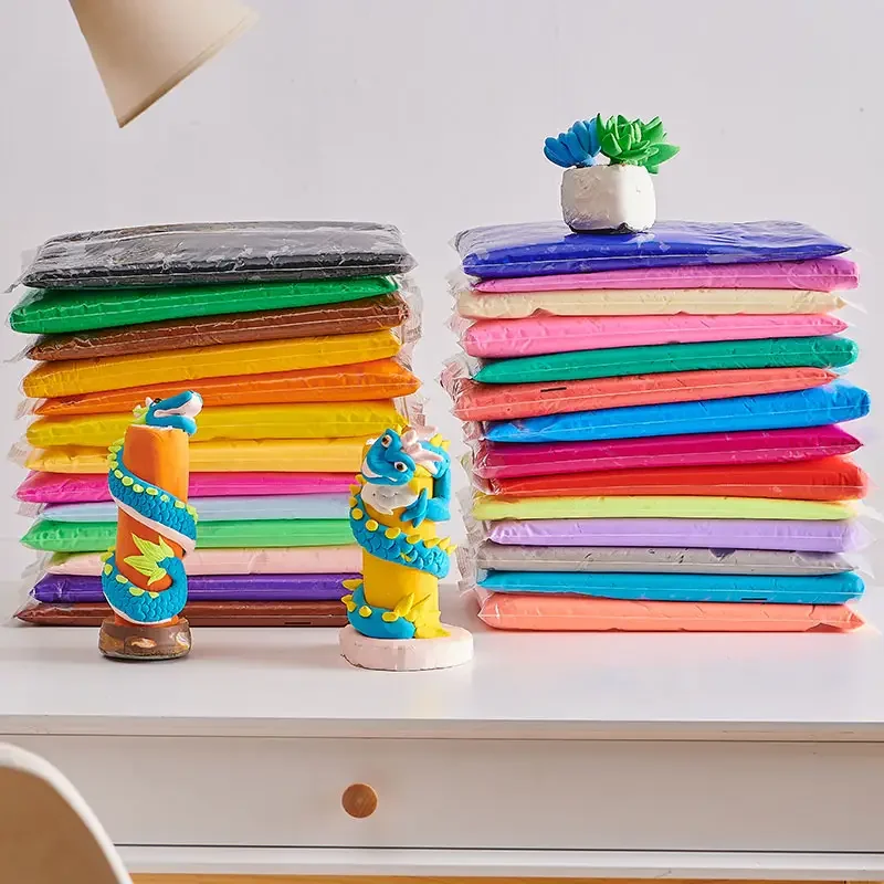 500 г Прямая поставка с завода большой пакет развивающие игрушки Воздушная глина для детей