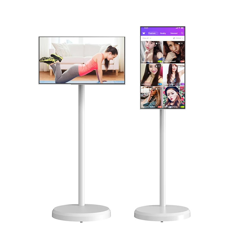 2023New Smart rotating screen 21.5-inch 32-inch unit touch display IPS mobile Android 12 6G+128G, heart screen, girlfriends