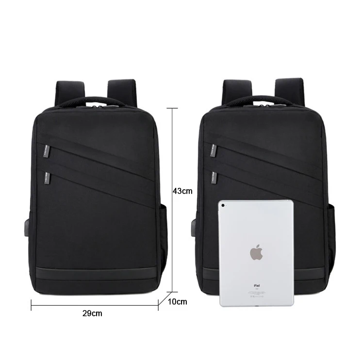 Factory directory business travel waterproof oxford USB charger men shoulder backpack laptop backpack