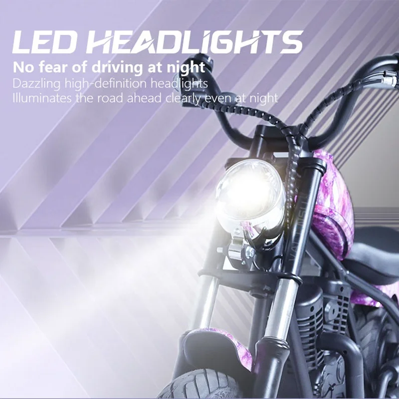 New 2 wheels 18km/h kids electric motorcycle 12-inch tire small citycoco scooter for children