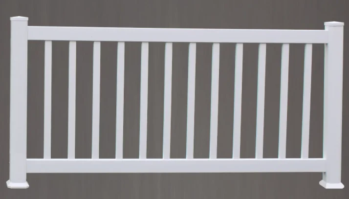 plastic vinyl balustrade deck railing,balcony railing design