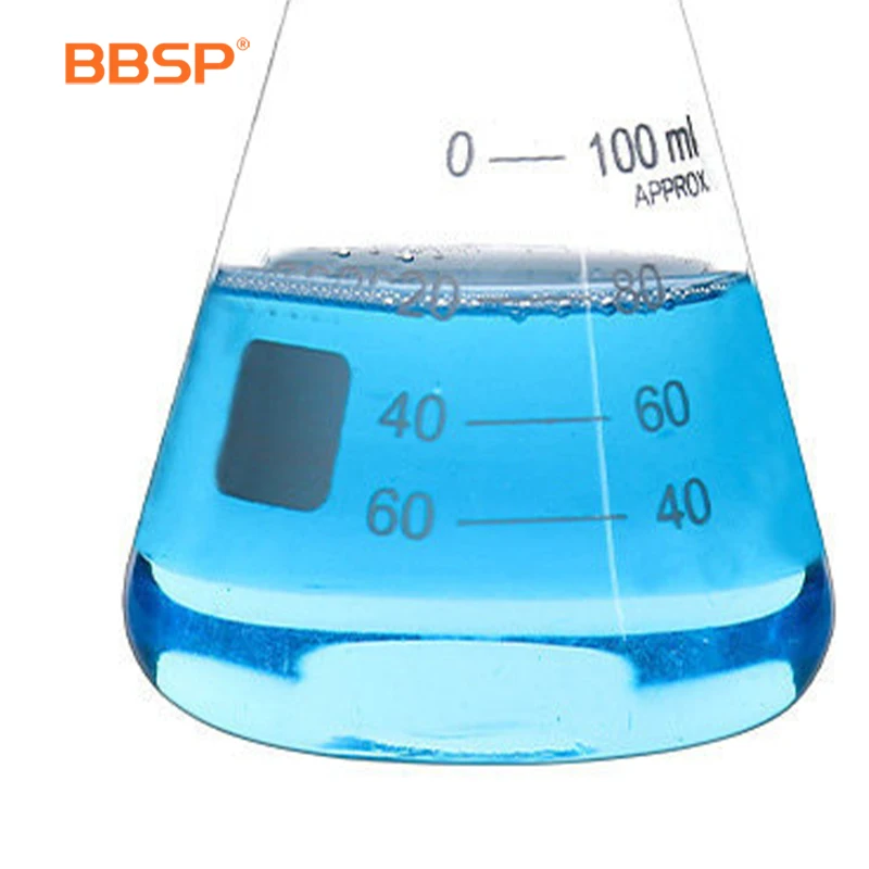 BBSP Manufacture Direct narrow neck 250ml conical flask erlenmeyer flask laboratory glassware