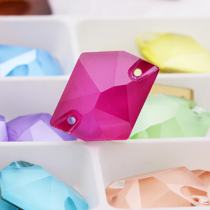 Xichuan Cosmic fancy shaped glitter 46 colors flatback high quality sew on crystal ab stones deco rhinestones for sewing garment