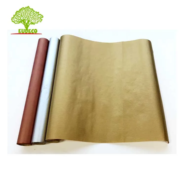 Halloween selection spider web design printed kraft paper roll for flower and gift packing