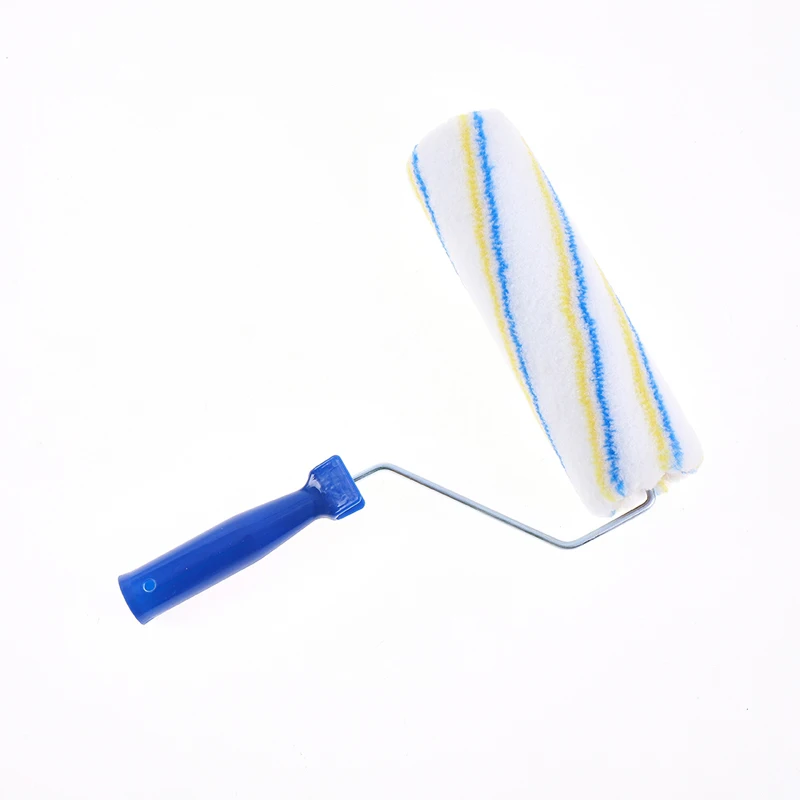 High quality wholesale custom roller brush hair design roller brush Orange handle With Plastic Handle painting tool set