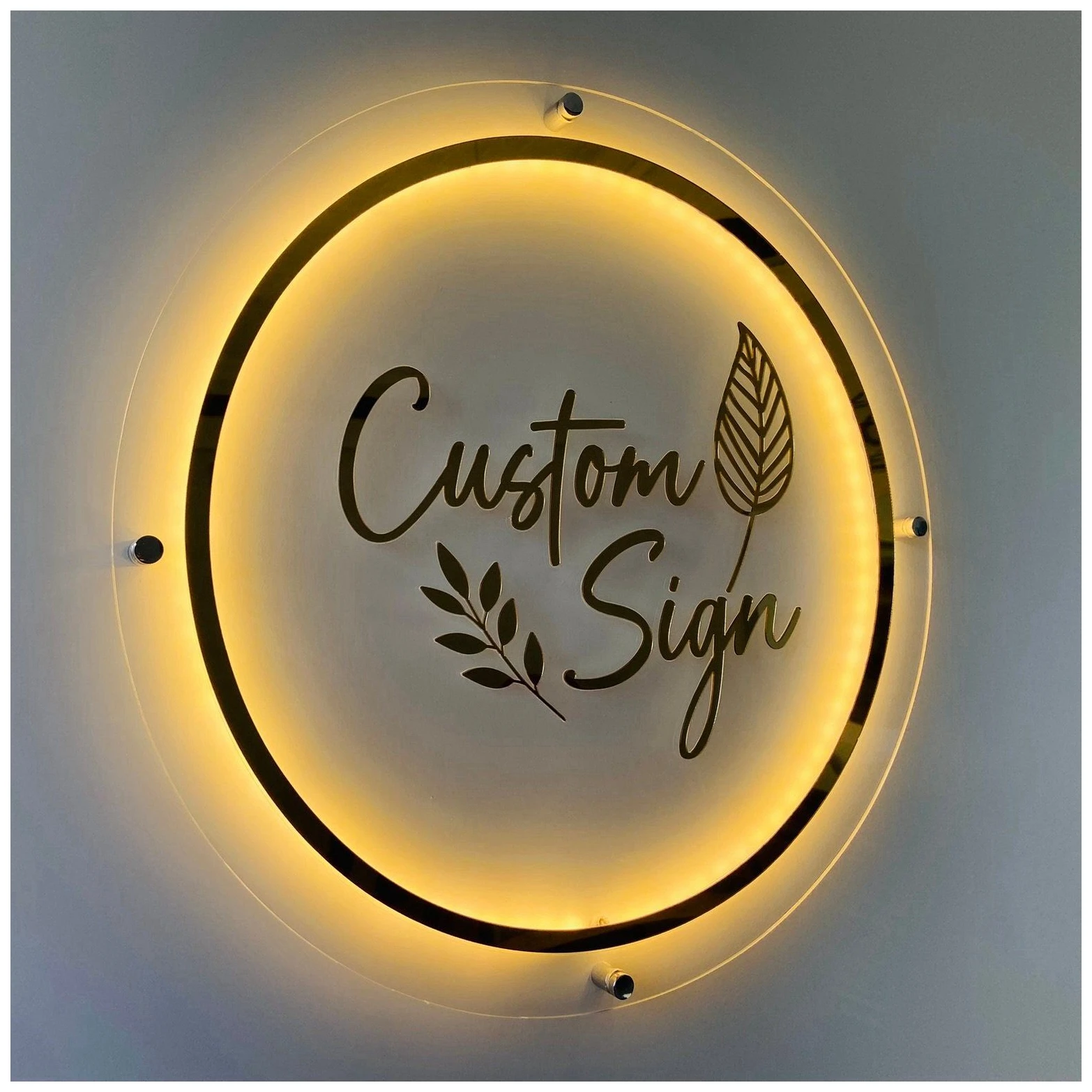 Winbo custom led backlit letters stainless steel letter Business sign 3d led sign light aluminium channel letter for shop