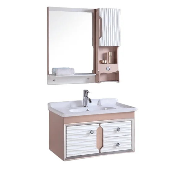 Bathroom Accessories Set Hot Sell in Egypt Colourful Furniture Cheap Bathroom Cabinet
