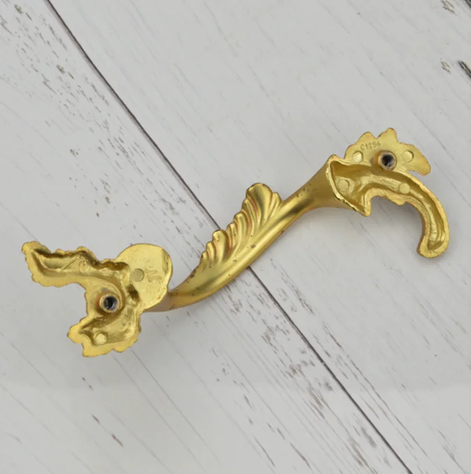 Zinc alloy antique lion head handle vintage style wood door knocker bronze rings handles