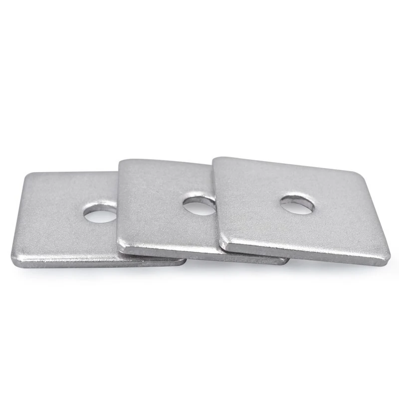 M16 M22 M24 M27 INOX Stainless Steel SS201 SS304 SS316 SS316L A2-70 A4-80 Plain Polished Square Plain Washer DIN436