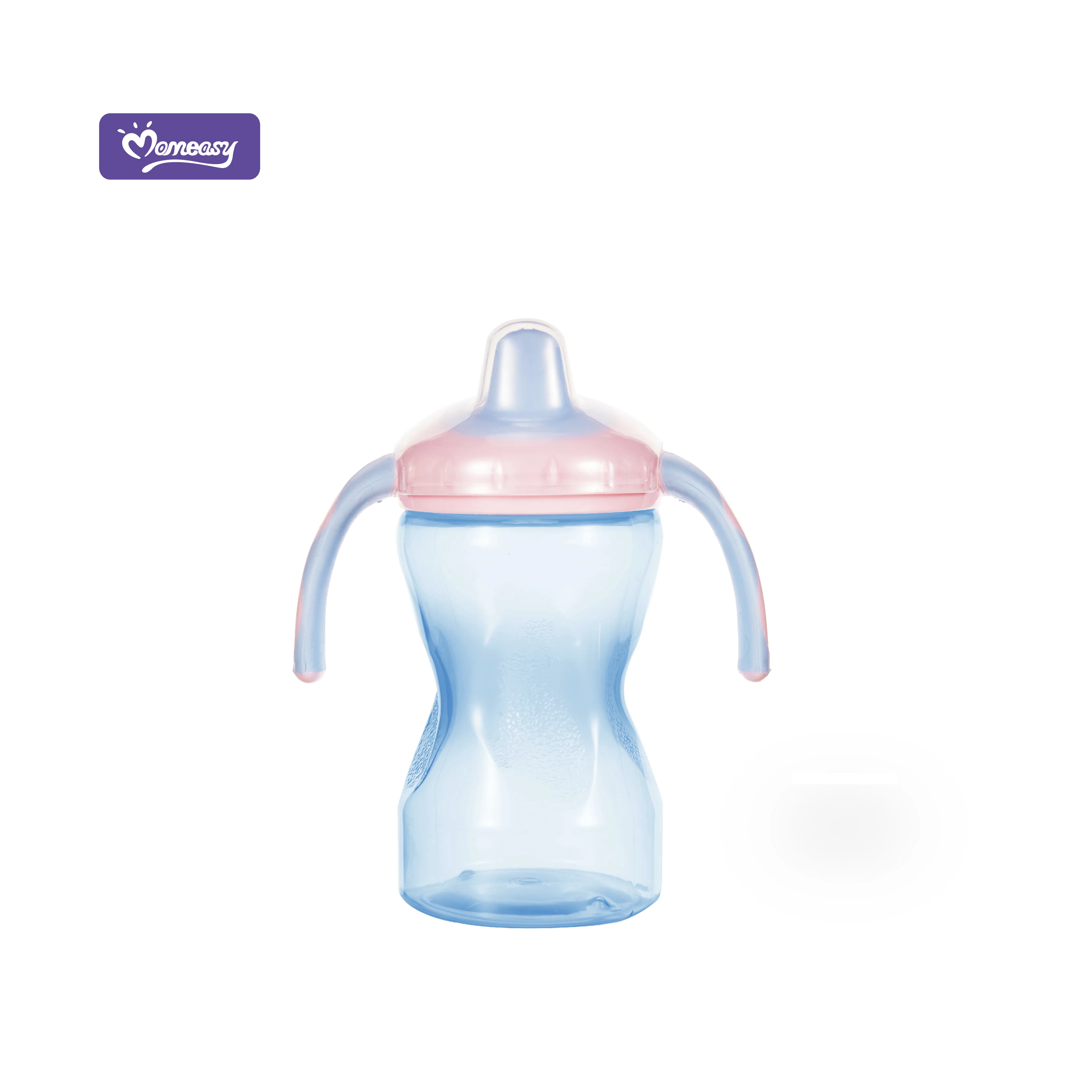 Momeasy BPA Free PP Water Bottles Flip-Lid Cover Strap Handled Infant Feeding Water Sippy Cups Kids Baby Training Cup