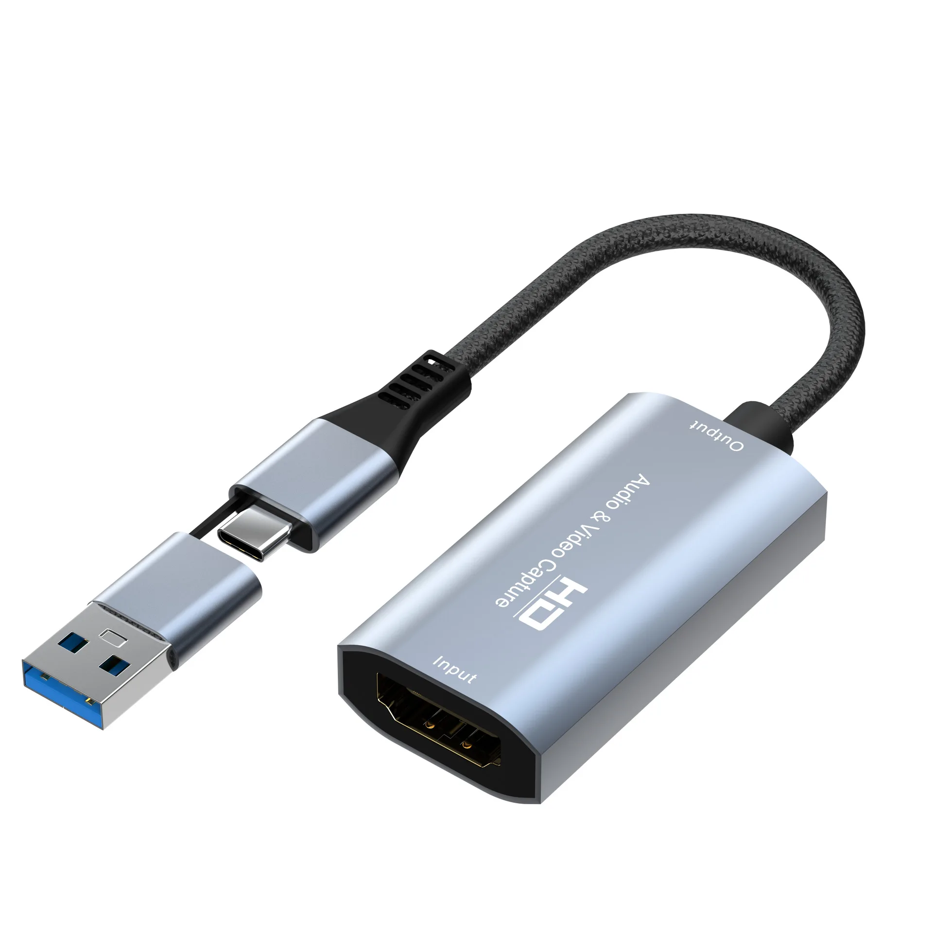 Doonjiey цены по прейскуранту завода-изготовителя 4k hdmi к usb c 2 0 в 1 карта видеозахвата для игры запись потокового видео трансляции