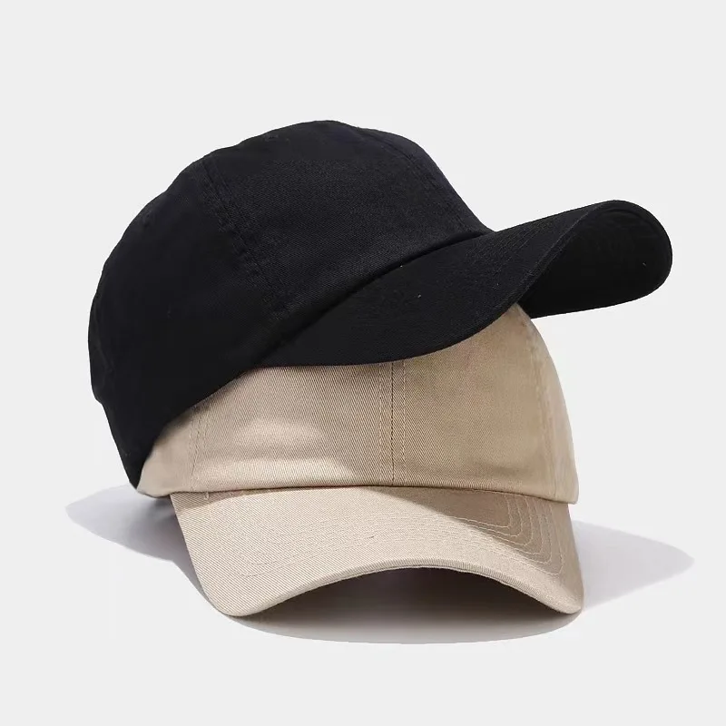 Summer Gorras Adjustable Trucker Dad Hat Men Curved Brim Sports Cap Unisex Vintage Cotton Blank Customized Baseball Cap