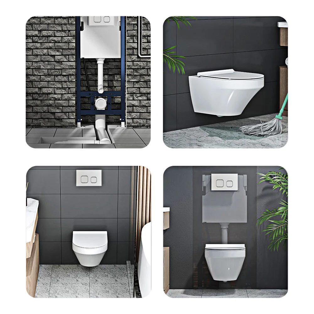 Enhanced Flushing Experience Adjustable Standing Concealed Cistern with 80mm System