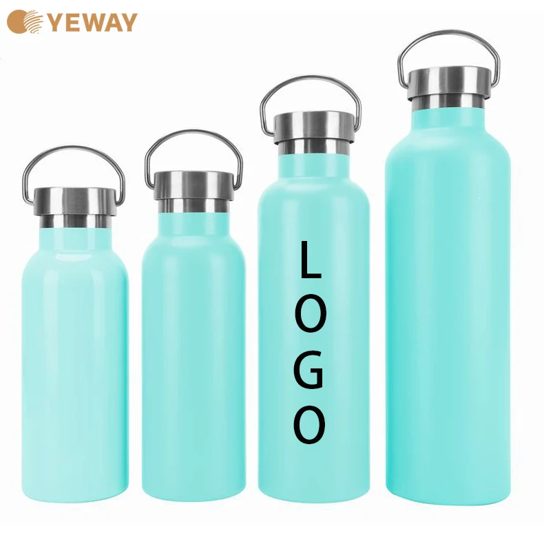 Yeway 2022 cheap stainless steel thermos vacuum flasks drinking water bottle customizable gradient bike ss water bottle