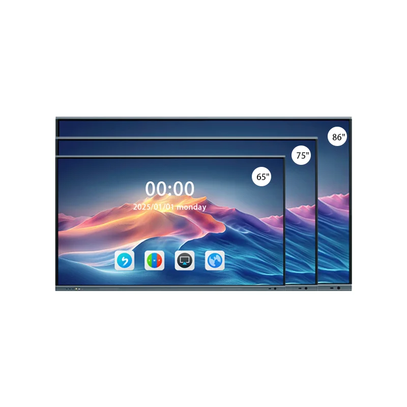 TACTEASY 65 Inch 4K Interact Flat Panel Digital Touch Screen Smart Whiteboard Interactive Board LCD Digital OEM Supplier