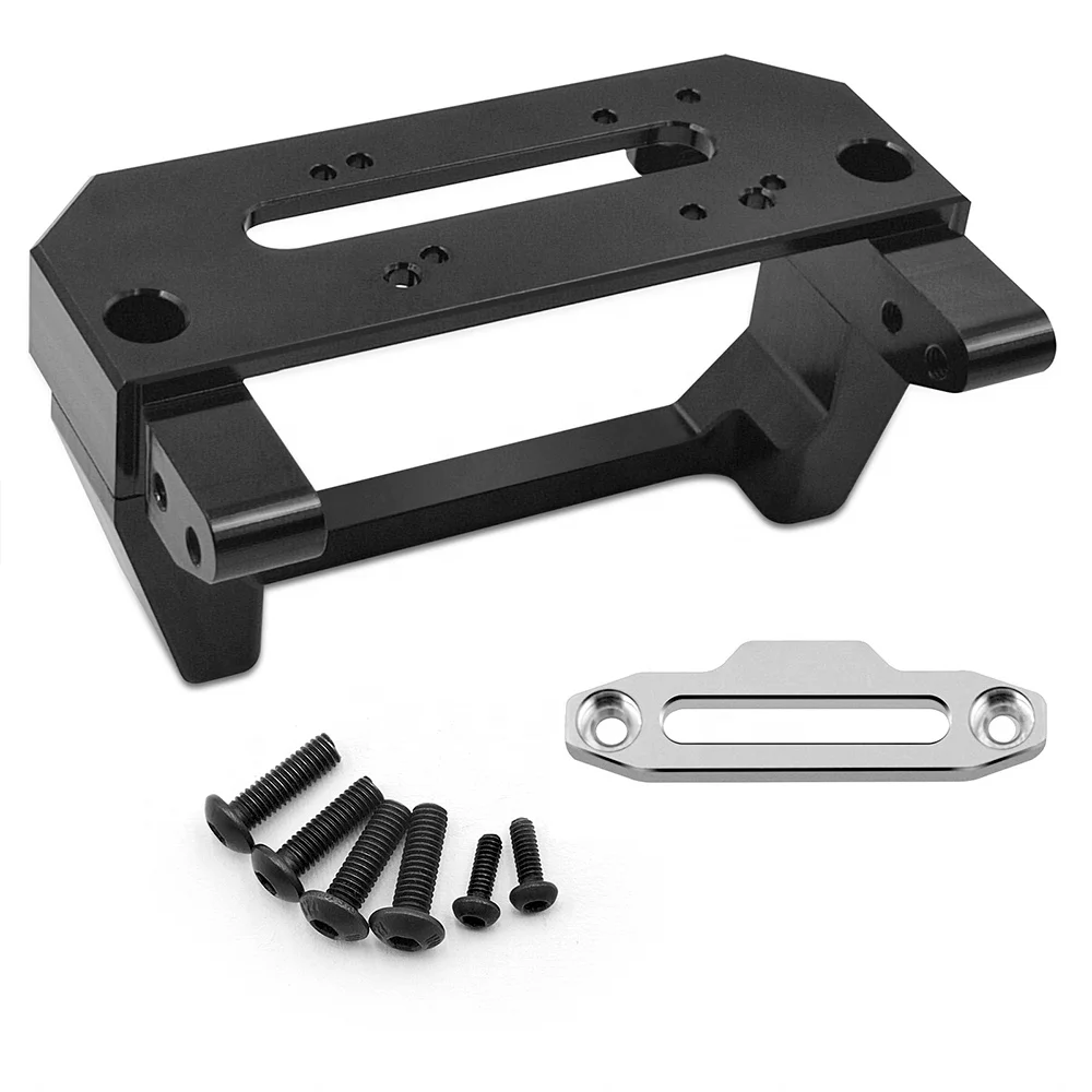 Fortified Winch Mount Base for Z-E0119 Z-S1571 #8855 Winch 1/10 TRX-4 Bronco 4WD RC Crawler Car Upgrade Parts Accessories