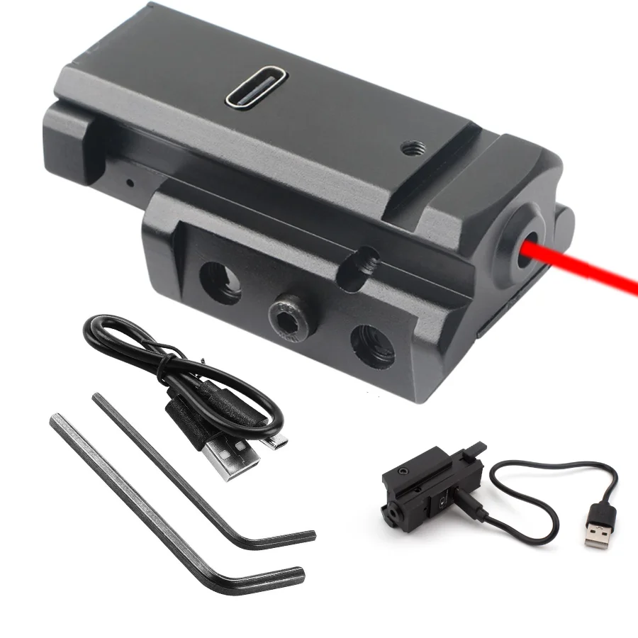 USB Charging Red Laser Sight Red Dot Laser Scope Sight