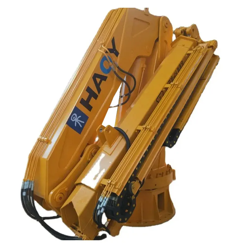9 TON 10 TON crane Folding arm dredging hydraulic equipment ship crane transfer device made in china 2024