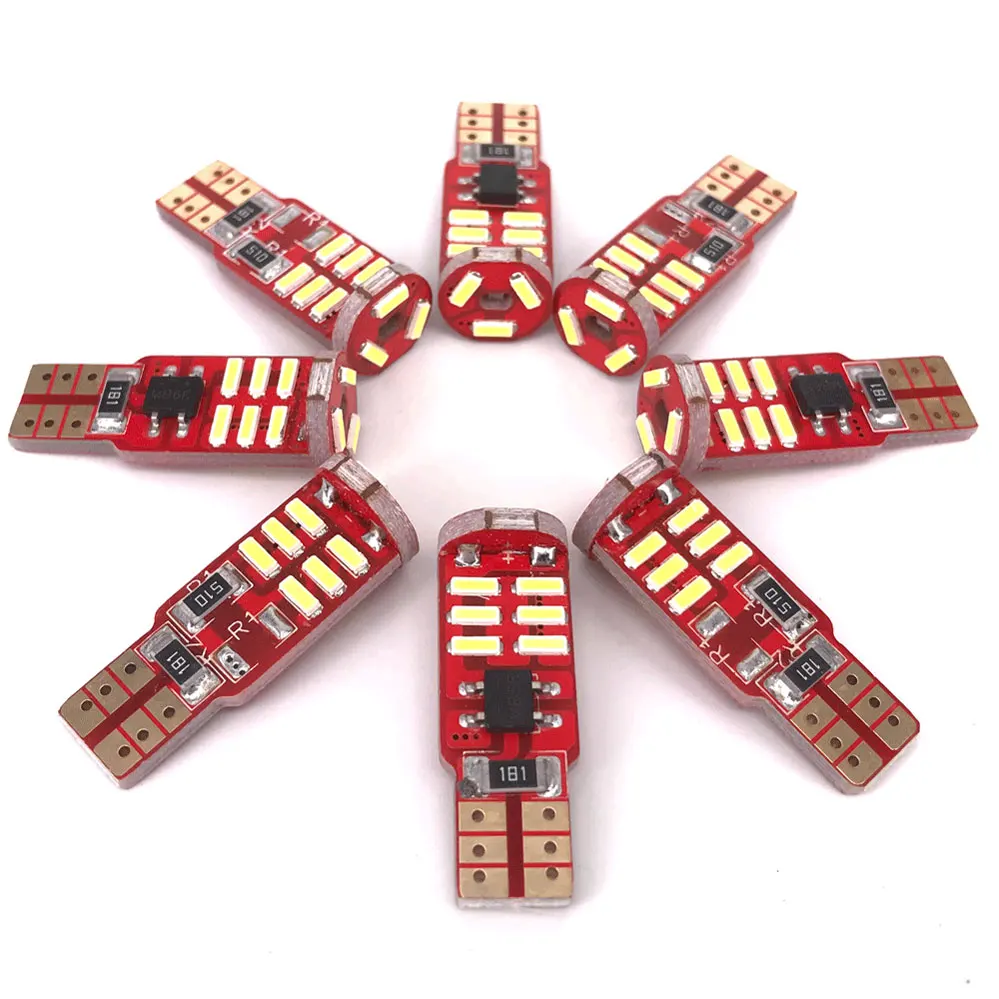 15 SMD W5W СИД 4014 Авто боковой габаритный свет лампы автомобиля внутри лампы T10 canbus без ошибок светодиодные лампы